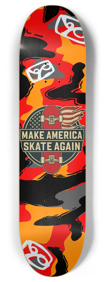 Masa Wild Camo 8.0 8 Inch Skateboard Deck