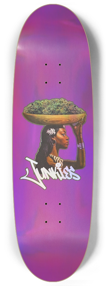 Junkies "ceremony" Graphic, Holographic Purple 9.75 Egg Egg Shape