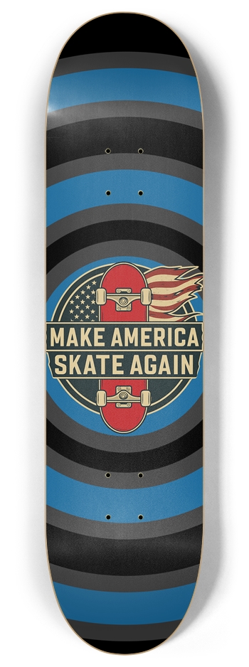 Masa Blue Target 8.0 8 Inch Skateboard Deck