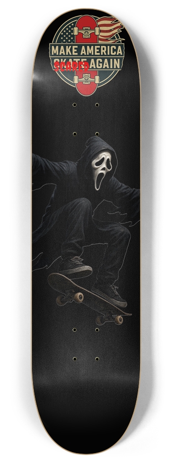 Ghostskater Make America Scared Again 8.0 8 Inch Skateboard Deck