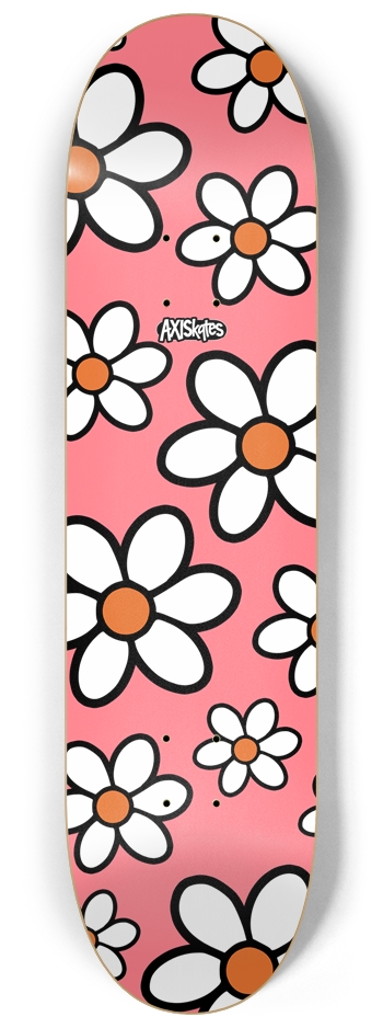Just Daisies Pink - Custom Popsicle Retro Contemporary Minimalist