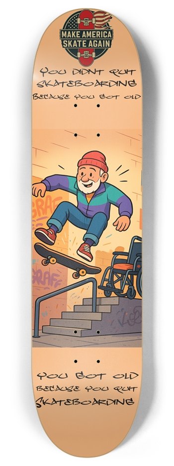 MASA Retirement 8.0 8 Inch Skateboard Deck