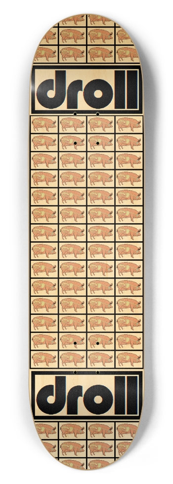 pigs 8-1/2 Skateboard Deck