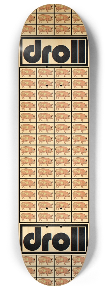 pigs 8-1/4 Skateboard Deck