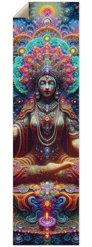 Griptape Psychedelic Fractal Aditi 0006 8K 9 x 33 Inch Griptape