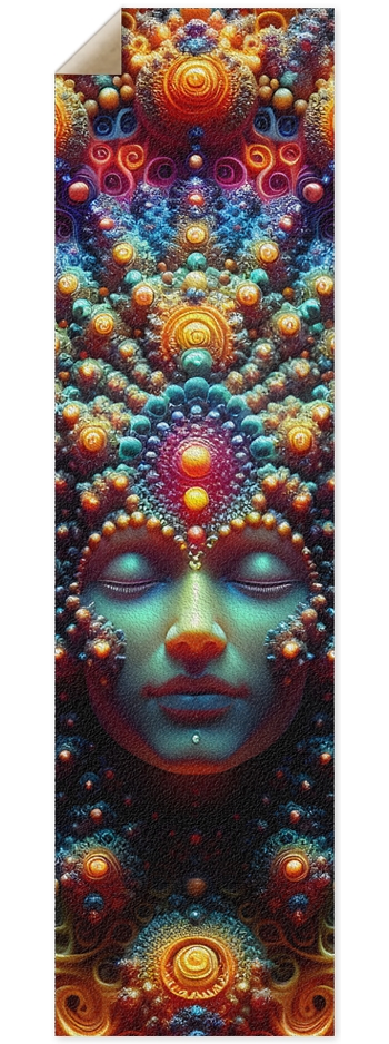 Griptape Psychedelic Fractal Aditi 0001 8K 9 x 33 Inch Griptape