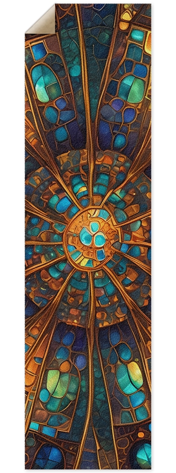 Griptape Abstract Mosaic Tile Art 0001 8K 9 x 33 Inch Griptape