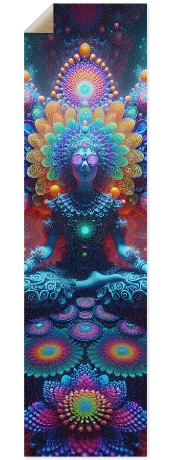Griptape Psychedelic Fractal Aditi 0002 8K 9 x 33 Inch Griptape
