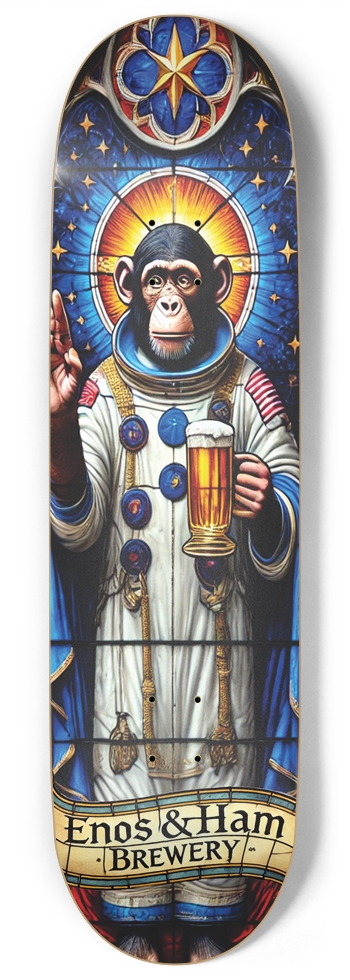9" St Simian Skateboard