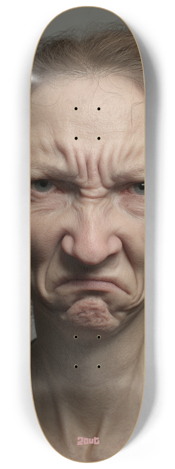 Angry woman 2out Skateboard deck 8-1/4 Skateboard Deck