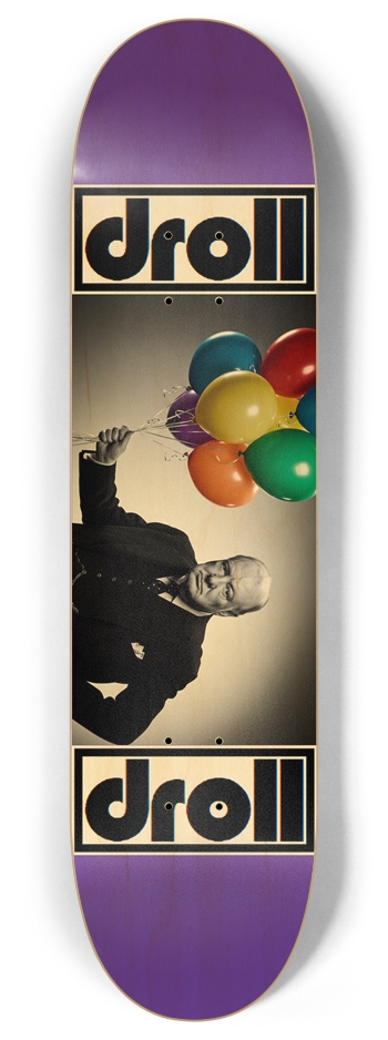 wc and balloons purple woodgrain