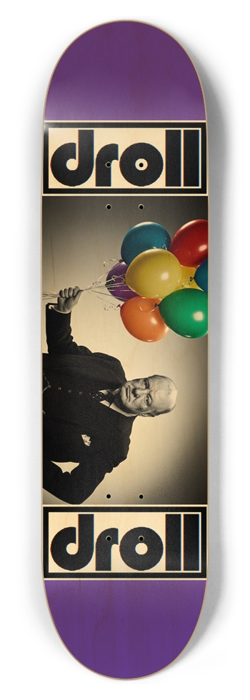 wc and balloons purple woodgrain