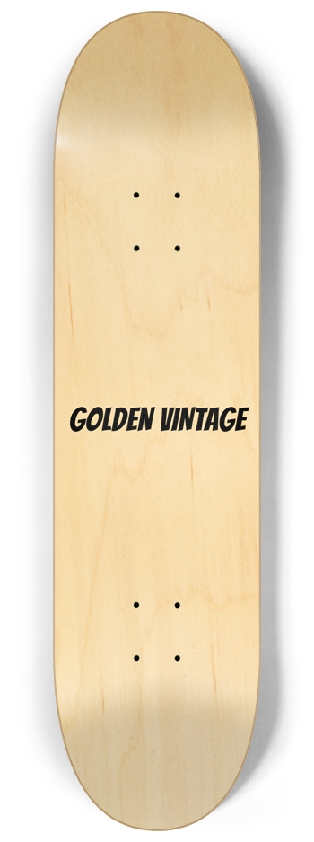 Golden Vintage Blank 8.25 8-1/4 Skateboard Deck