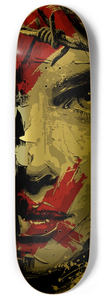 the silenced trash polka 9 Inch Skateboard