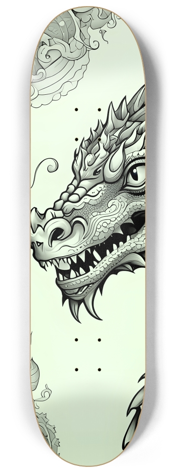 Coloring Page Dragon 0002 8K #1