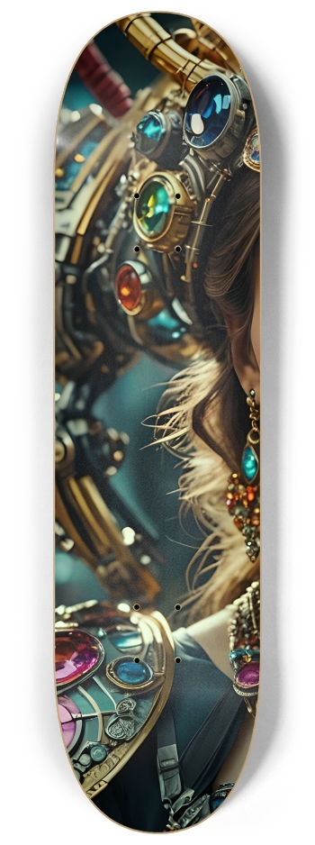 Bejeweled Gone Awry 0001 8K #1 8-1/4 Skateboard Deck