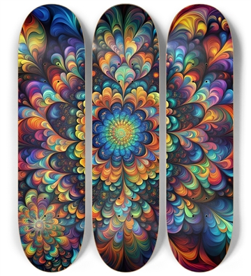 Abstract Flower Pattern 0006 8K