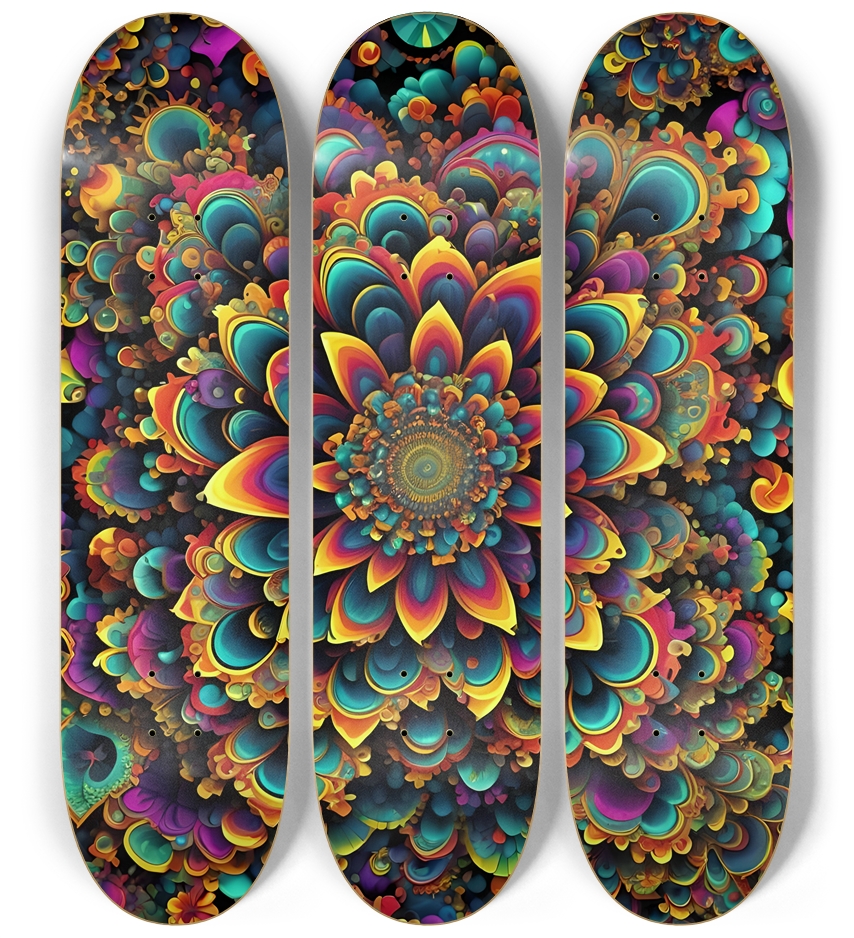 Abstract Flower Pattern 0007 8K