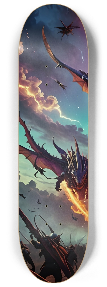 Dragon Onslaught 0001 8K #1 8-1/4 Skateboard Deck