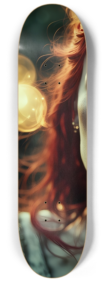 Beautiful Redhead 0001 8K #1 8-1/4 Skateboard Deck