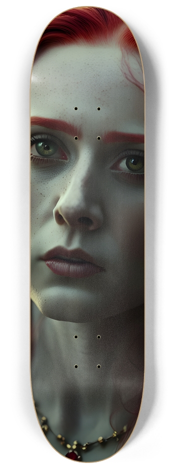 Beautiful Redhead 0001 8K #2 8-1/4 Skateboard Deck