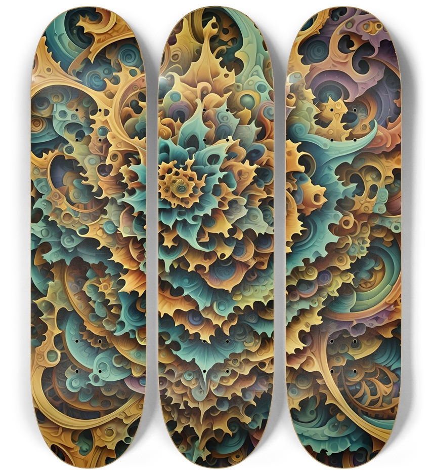 Abstract Flower Pattern 0002 8K