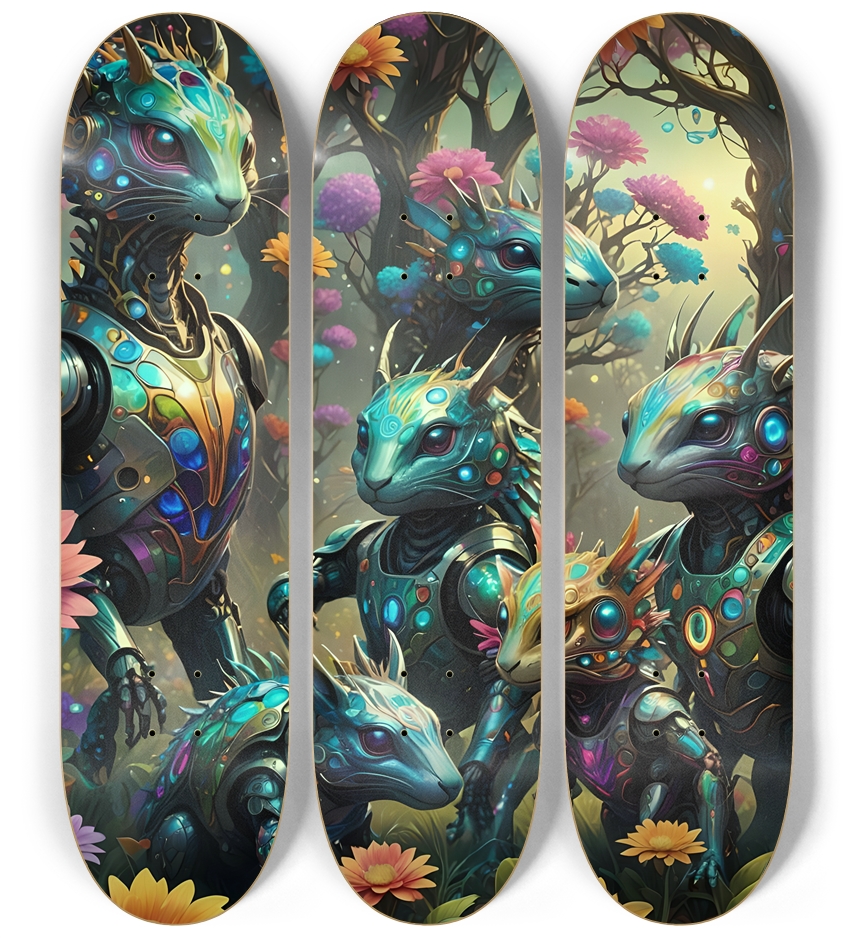 Colorful Cyber Critters 0001 8K