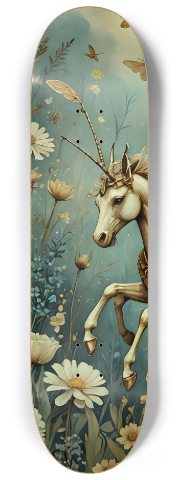 Dragonfly Unicorn and Flowers 0001 8K #1