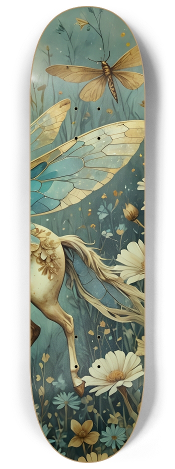 Dragonfly Unicorn and Flowers 0001 8K #3