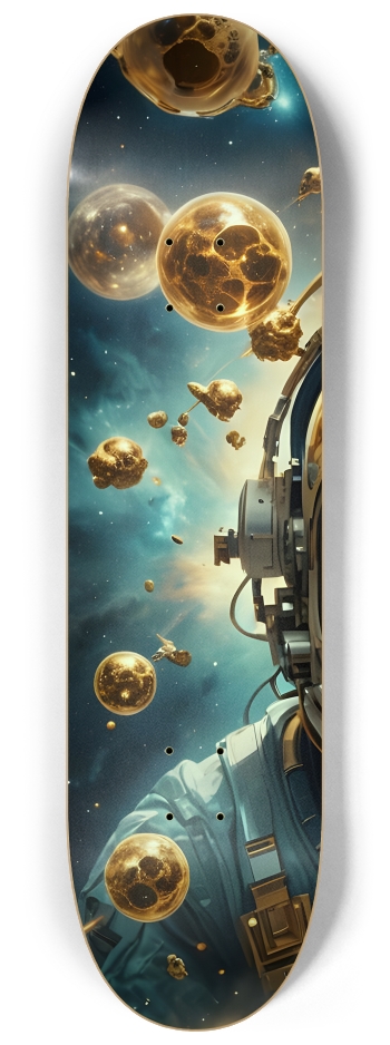 Cosmic Journey's End 0001 8K #1 8-1/4 Skateboard Deck