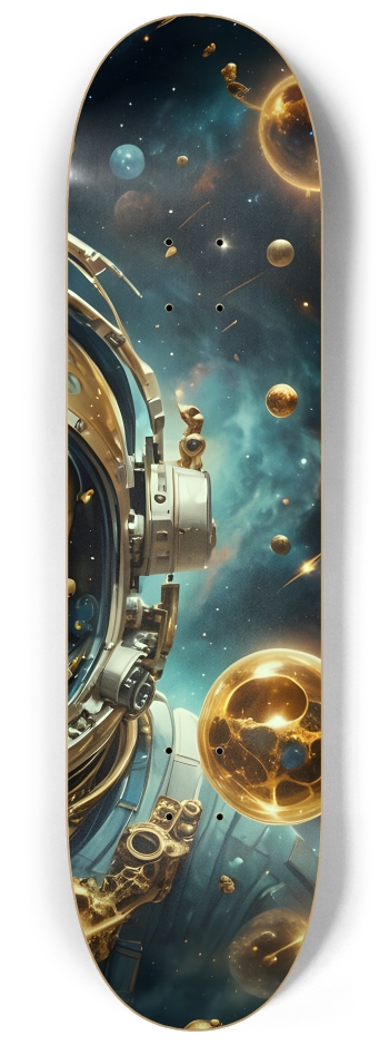 Cosmic Journey's End 0001 8K #3 8-1/4 Skateboard Deck