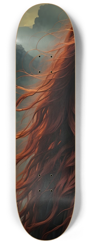 Beautiful Redhead 0002 8K #1 8-1/4 Skateboard Deck
