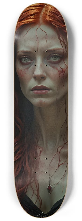 Beautiful Redhead 0002 8K #2 8-1/4 Skateboard Deck