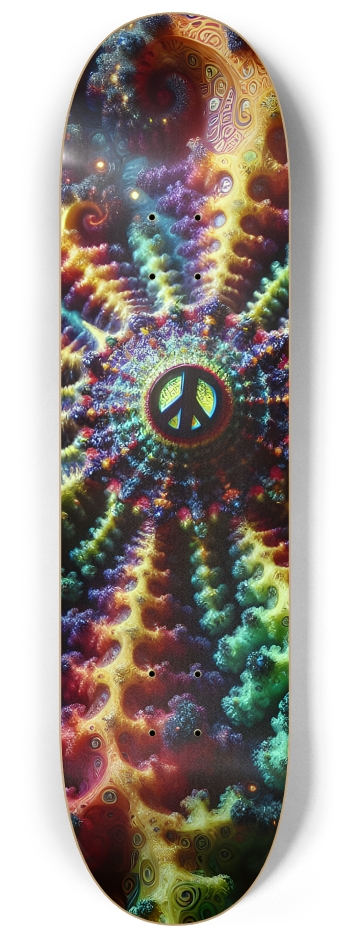 Psychedelic Fractal Peace 0001 8K #2