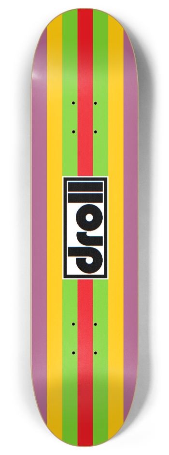 classic stripes red, spring green, sunburst yellow, purple