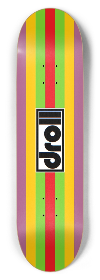 classic stripes red, spring green, sunburst yellow, purple