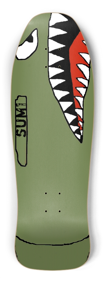 sum1sk8boards bomb old school shape skateboard Shredder Shape