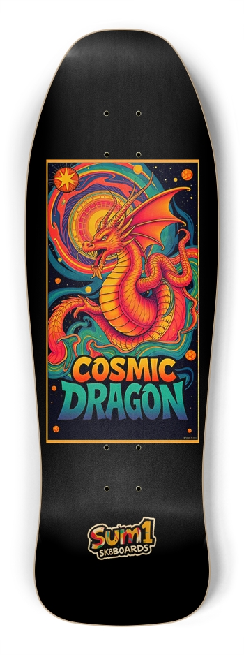 sum1sk8boards cosmic dragon shredder shape board Shredder Shape