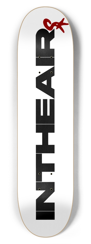 ITA WHITE 7.75 7-3/4 Skateboard Deck