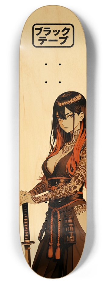 Ink and Katana 8 Inch Skateboard Deck