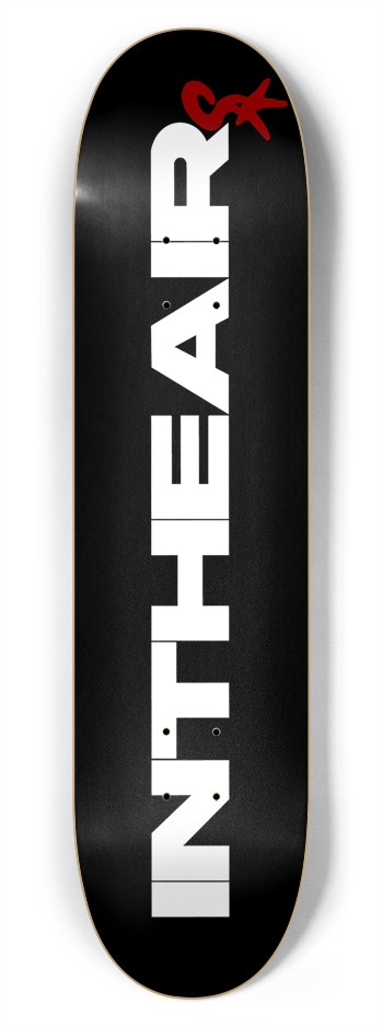 ITA BLACK 7.75 7-3/4 Skateboard Deck