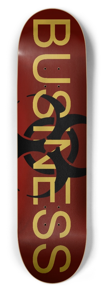 [LIMITED] Crimson Toxic "Business" with gold foil.