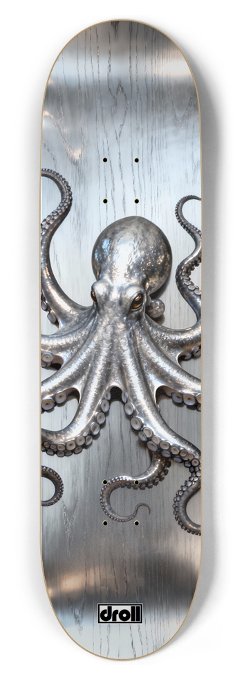 silver octopus on silver