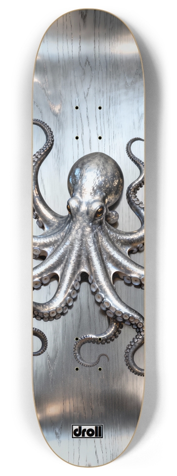 silver octopus on silver