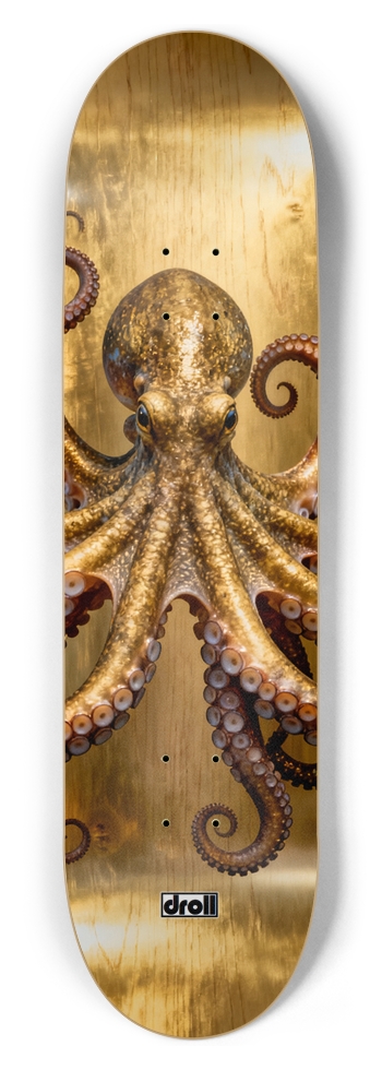 golden octopus on gold