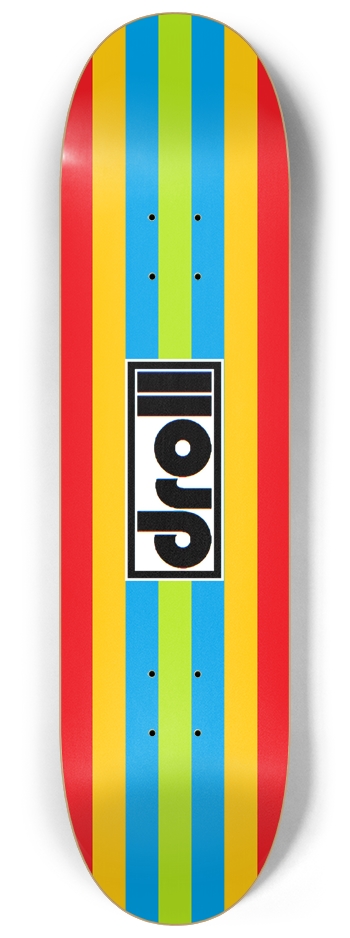 classic stripes spring green, lantern blue, sunburst yellow, red