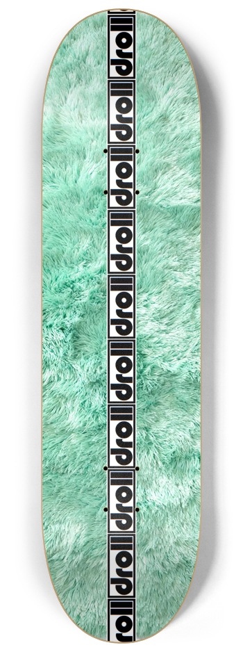 shag carpet mint green 8-1/4 Skateboard Deck