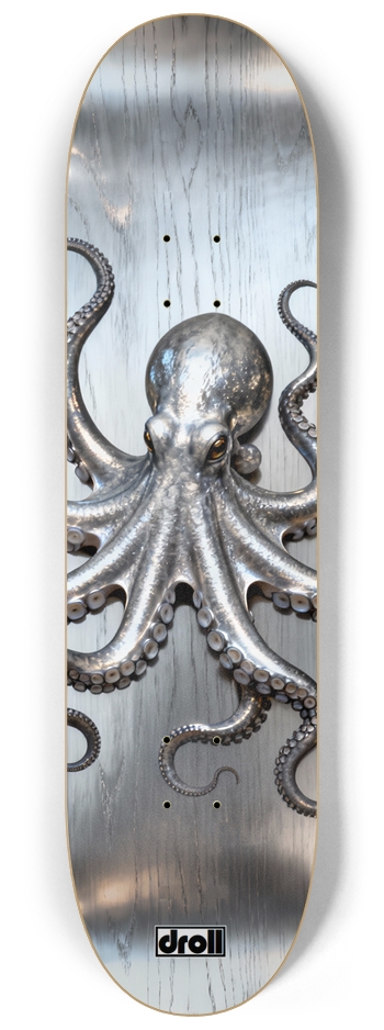 silver octopus on silver