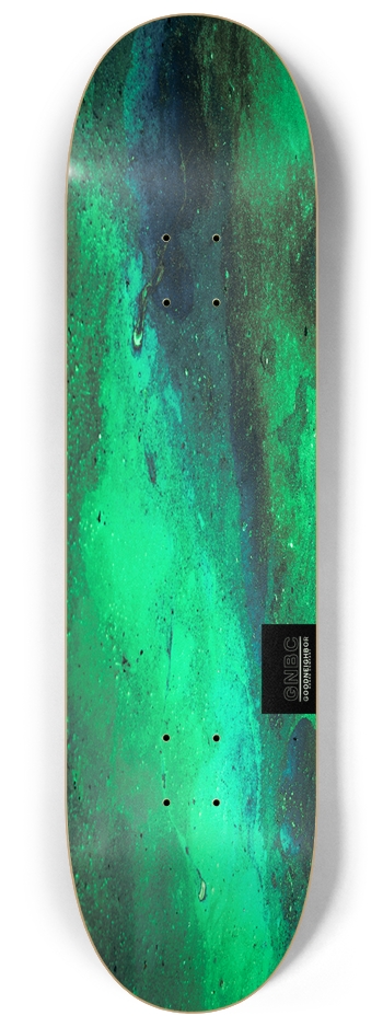 Toxic Spill Glow 8.25” Popsicle 8-1/4 Skateboard Deck