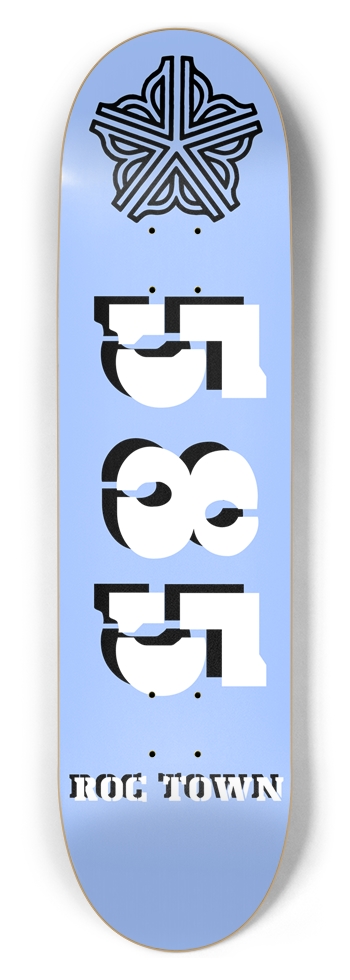 Roc Town “Flower City” 8-1/2 Skateboard Deck